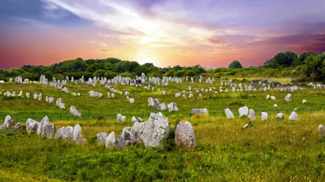 Carnac. Les alignements de Ménec, Morbihan, Bretagne