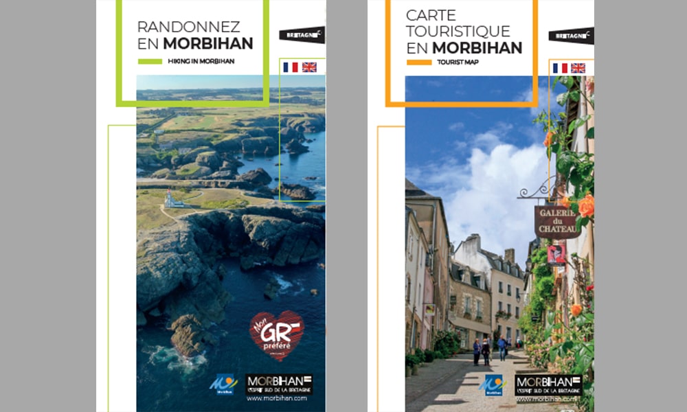 La nouvelle version de la carte touristique et randonnées Morbihan vient de paraître !